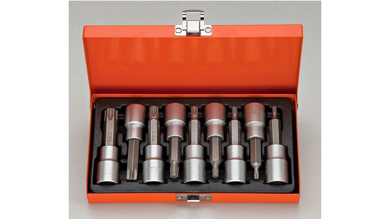 1/2"Dr. 9pcs Bit Socket (KWS009-MB)