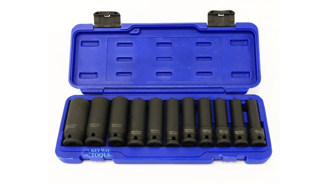 1/2"Dr. 11pcs Impact Deep Socket (KW-11LA1)
